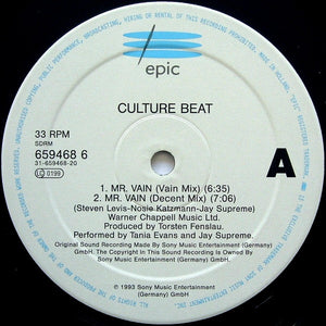 Culture Beat : Mr. Vain (12", Single)