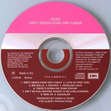 Load image into Gallery viewer, AC/DC : Dirty Deeds Done Dirt Cheap (CD, Album, RE, RM)
