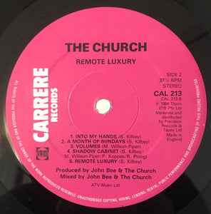 The Church : Remote Luxury (LP, Album, Comp)