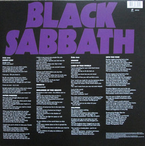 Black Sabbath : Master Of Reality (LP, Album, RE, Emb)