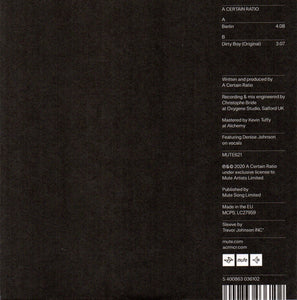 A Certain Ratio : Berlin (7", Single, Ltd, Whi)
