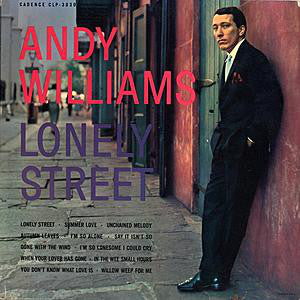 Andy Williams : Lonely Street (LP, Album, Mono)