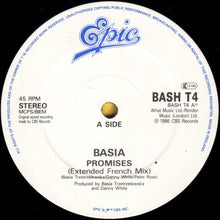 Load image into Gallery viewer, Basia : Promises (Extended French Mix) (12&quot;)
