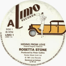 Load image into Gallery viewer, Rosetta Stone (2) : Hiding From Love (7&quot;, Single)
