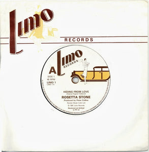 Rosetta Stone (2) : Hiding From Love (7", Single)