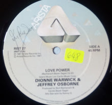 Load image into Gallery viewer, Dionne Warwick &amp; Jeffrey Osborne : Love Power (12&quot;, Single)
