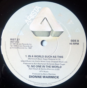 Dionne Warwick & Jeffrey Osborne : Love Power (12", Single)