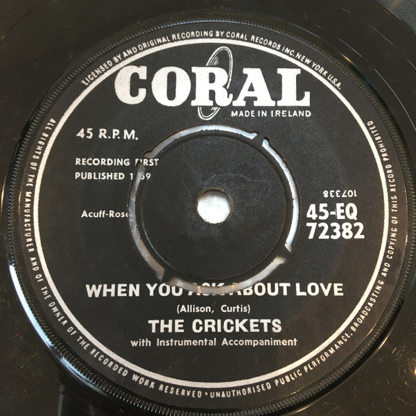 The Crickets (2) : When You Ask About Love (7