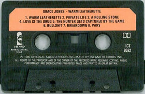 Grace Jones : Warm Leatherette (Cass, S/Sided, Album, 1+1)