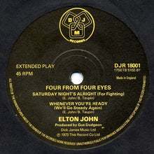 Load image into Gallery viewer, Elton John : Four From Four Eyes (7&quot;, EP)
