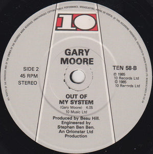 Gary Moore : Empty Rooms (Summer 1985 Version) (7", Single)