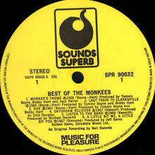 Load image into Gallery viewer, The Monkees : Best Of The Monkees (LP, Comp, RE)
