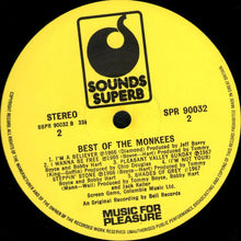 Load image into Gallery viewer, The Monkees : Best Of The Monkees (LP, Comp, RE)
