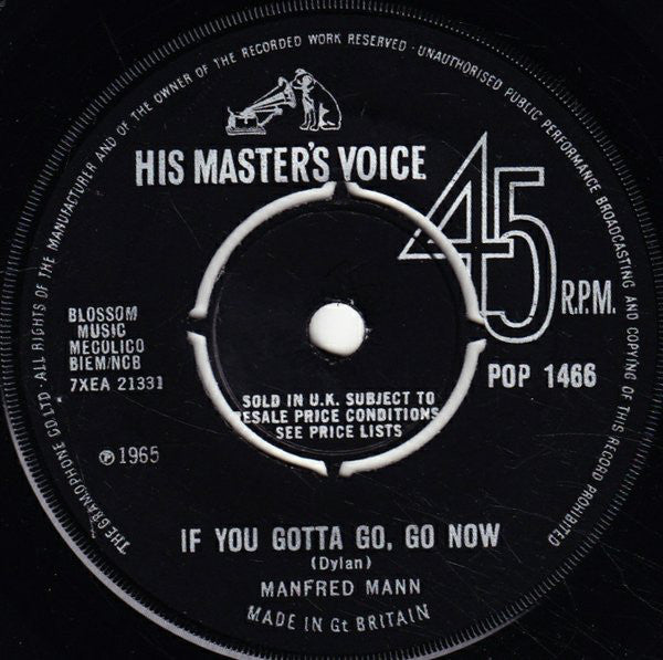 Manfred Mann : If You Gotta Go, Go Now (7