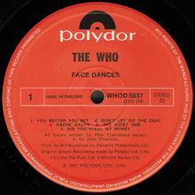 Load image into Gallery viewer, The Who : Face Dances (LP, Album)
