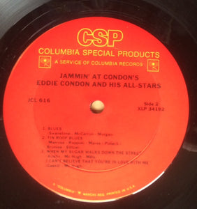 Eddie Condon And His All-Stars : Jammin' At Condon's (LP, Album, Mono)