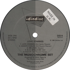 The Monochrome Set : Love Zombies (LP, Album)