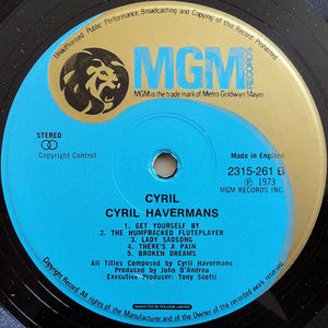 Cyril Havermans : Cyril (LP, Album, Gat)