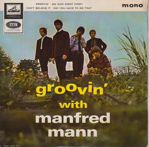 Manfred Mann : Groovin' With Manfred Mann (7", EP, Mono)