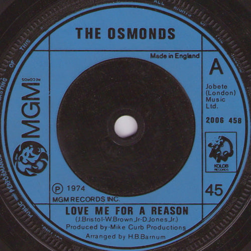 The Osmonds : Love Me For A Reason (7