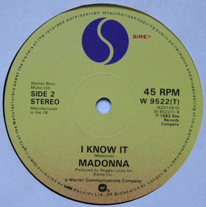 Madonna : Lucky Star (12", Single, RE)