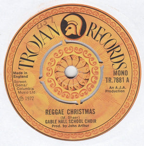 Gable Hall School Choir : Reggae Christmas (7", Single, Mono, 4-P)