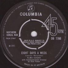 Load image into Gallery viewer, Alma Cogan : Eight Days A Week (7&quot;, Single)
