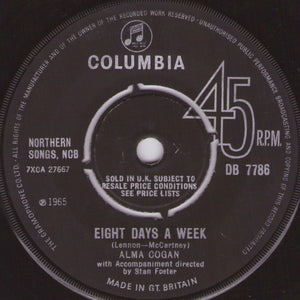 Alma Cogan : Eight Days A Week (7", Single)