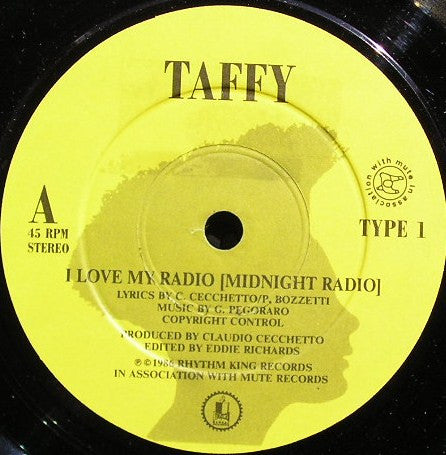 Buy Taffy I Love My Radio Midnight Radio 7 Single Online For