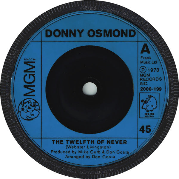 Donny Osmond : The Twelfth Of Never (7