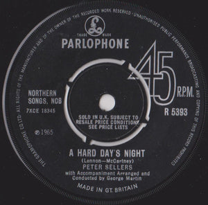 Peter Sellers : A Hard Day's Night (7", Single)