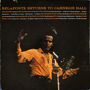 Harry Belafonte With Odetta ~ Miriam Makeba ~ The Chad Mitchell Trio ~ The Belafonte Folk Singers : Belafonte Returns To Carnegie Hall (2xLP, Album, Ind)