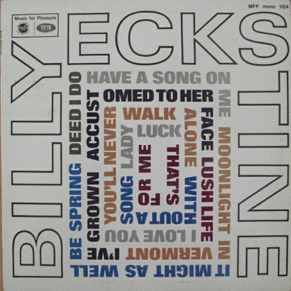 Billy Eckstine : No Cover, No Minimum (LP, Album, Mono, RE)