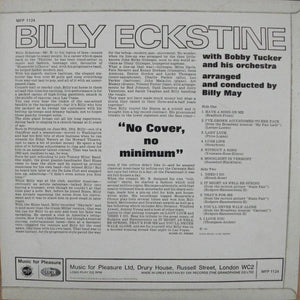 Billy Eckstine : No Cover, No Minimum (LP, Album, Mono, RE)