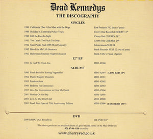 Dead Kennedys : Fresh Fruit For Rotting Vegetables (CD, Album, RE, RM + DVD-V)