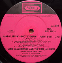 Load image into Gallery viewer, Geno Washington &amp; The Ram Jam Band : Hand Clappin&#39; Foot Stompin&#39; Funky-Butt... Live! (LP, Mono)
