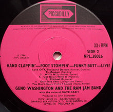 Load image into Gallery viewer, Geno Washington &amp; The Ram Jam Band : Hand Clappin&#39; Foot Stompin&#39; Funky-Butt... Live! (LP, Mono)
