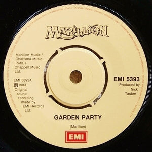 Marillion : Garden Party (The Great Cucumber Massacre) (7", Single)