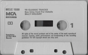 Billie Holiday : 16 Classic Tracks (Cass, Comp)