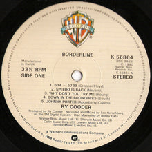 Load image into Gallery viewer, Ry Cooder : Borderline (LP, Album)
