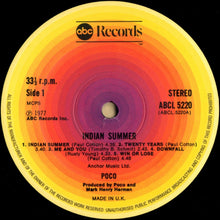 Load image into Gallery viewer, Poco (3) : Indian Summer (LP, Album)
