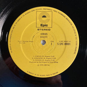Argent : Circus (LP, Album)