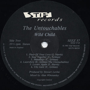 The Untouchables (7) : Wild Child (LP, Album, Die)