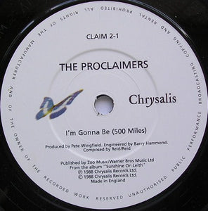 The Proclaimers : I'm Gonna Be (500 Miles) (7", Single)