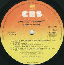 Load image into Gallery viewer, Ramsey Lewis : Live At The Savoy (LP, Album)
