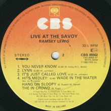Load image into Gallery viewer, Ramsey Lewis : Live At The Savoy (LP, Album)
