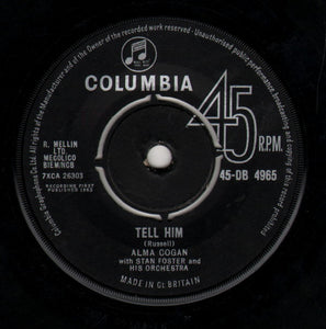 Alma Cogan : Tell Him (7", Single)