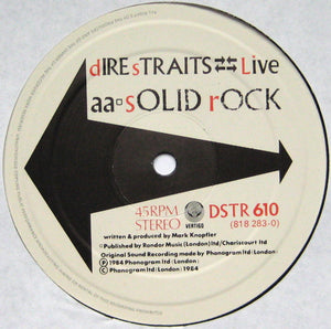 Dire Straits : Live - Love Over Gold / Solid Rock (10")