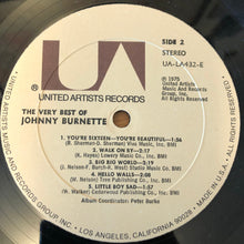 Load image into Gallery viewer, Johnny Burnette : The Very Best Of Johnny Burnette (LP, Comp)
