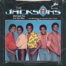 Load image into Gallery viewer, The Jacksons : Walk Right Now (7&quot;, Single, Blu)
